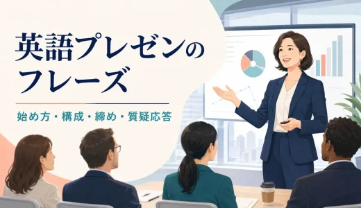 英語プレゼンのフレーズ集｜始め方・構成・締め・質疑応答