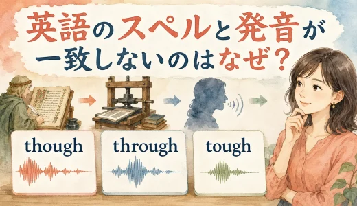 英語のスペルと発音が一致しないのはなぜ？歴史から4つの理由を解説