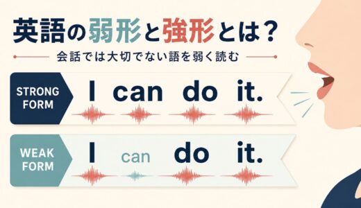 英語の弱形と強形とは？to・can・andが会話で聞こえない理由と発音