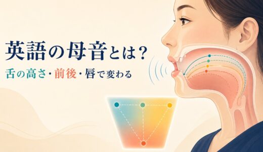 英語の母音とは？単母音・二重母音と日本語の5母音との違い