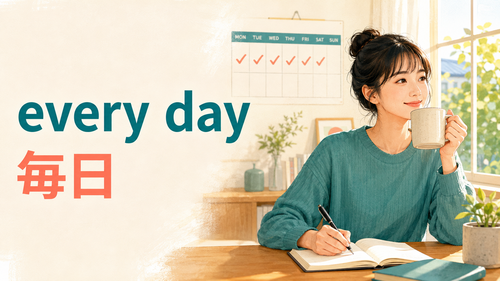 every dayとeverydayの違いは？意味・品詞・語順とeach dayとの使い分け