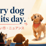 Every dog has its dayの意味・使い方・ニュアンス
