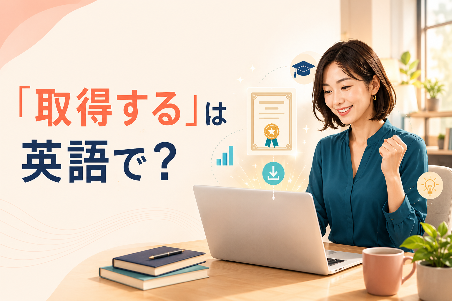 「取得する」は英語で?get・obtain・acquire・earnの違い
