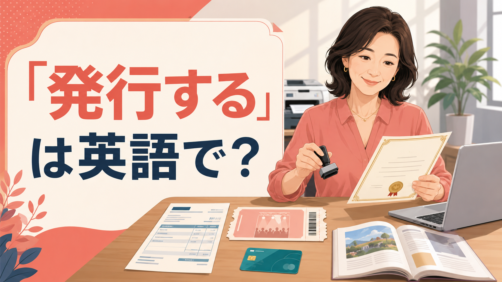 「発行する」は英語で？issue・publish・print・releaseの違い