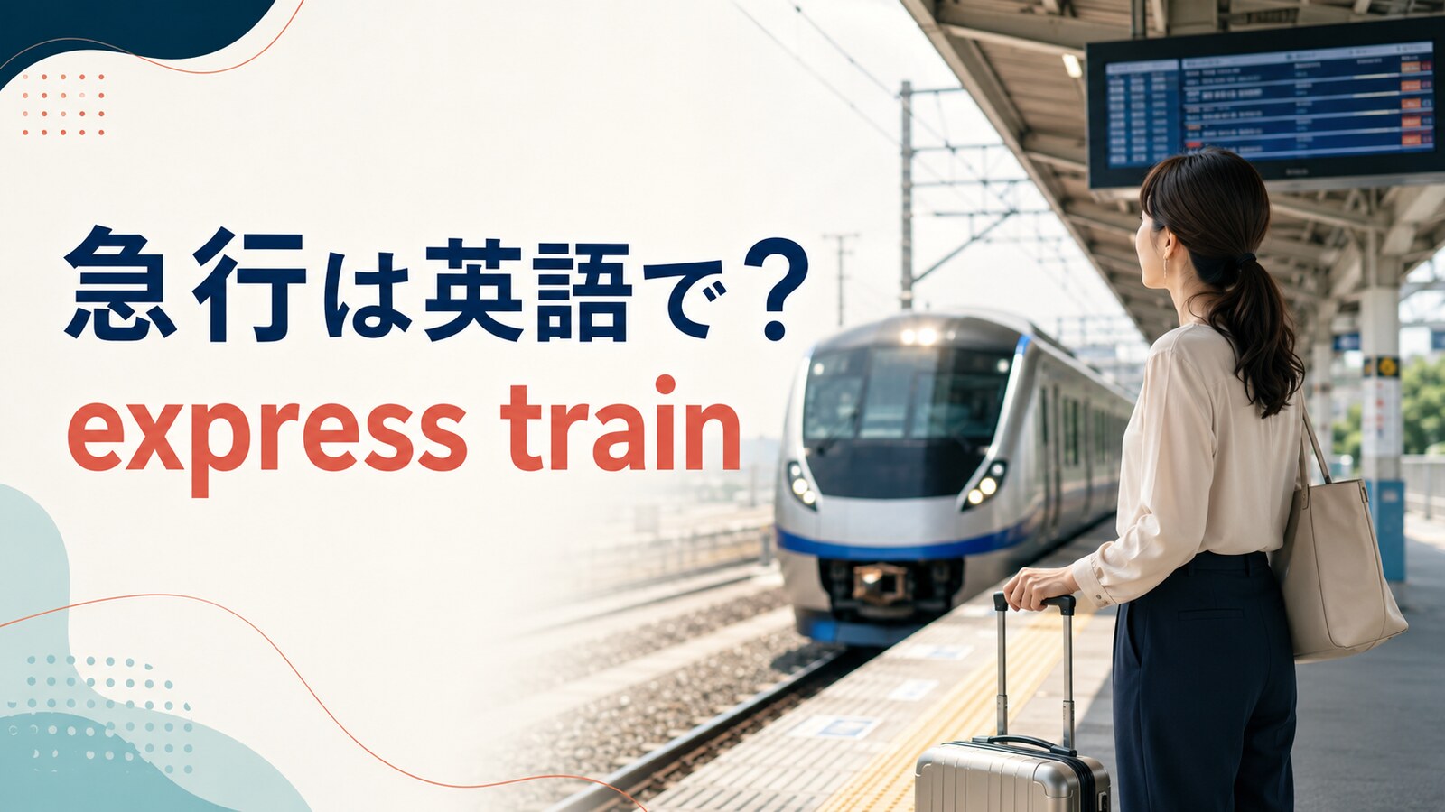 急行は英語で？express trainの発音・rapid／limited expressとの違いと旅行例文