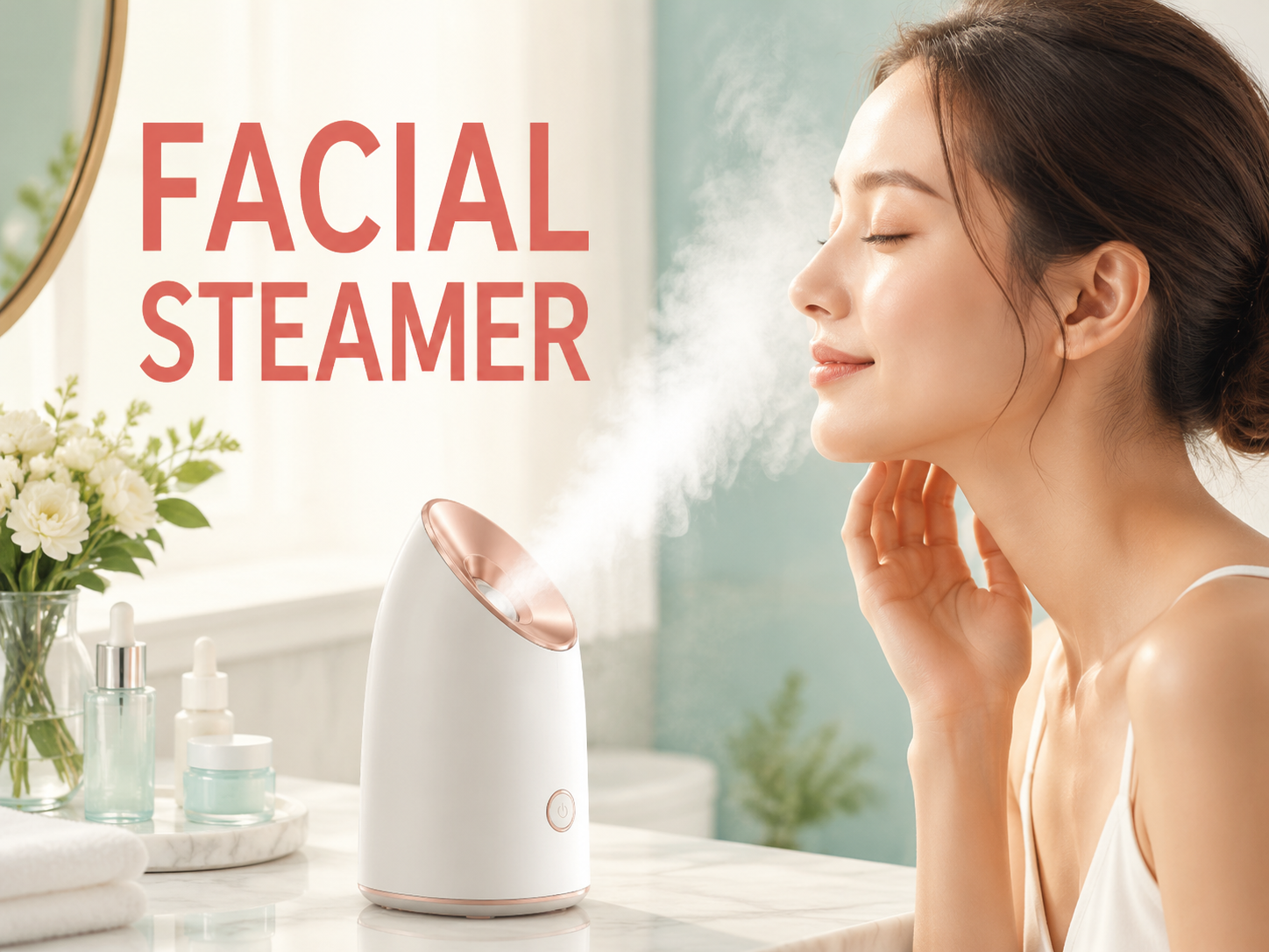 フェイススチーマーは英語で？facial steamerの意味と使い方