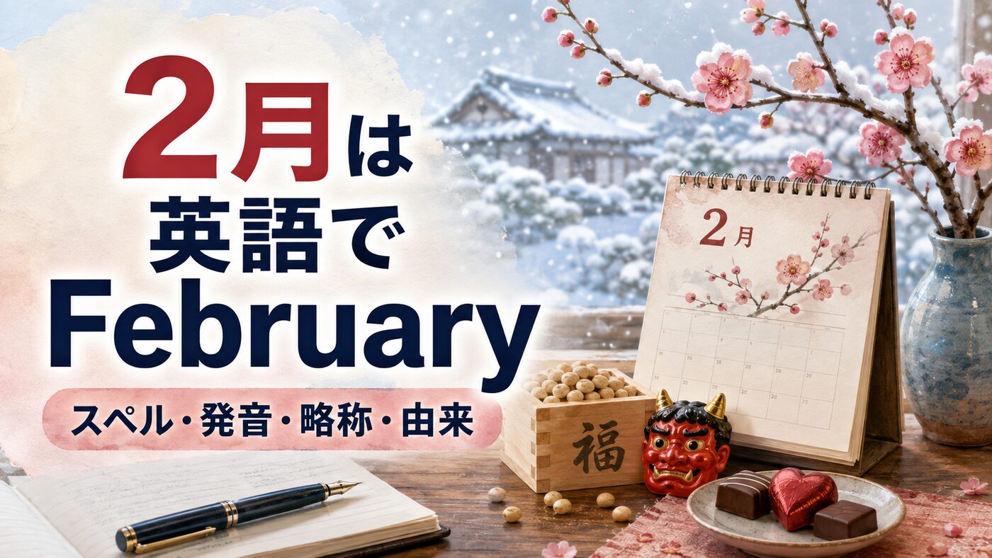 2月は英語でFebruary｜スペル・発音・略称・由来と2月の行事