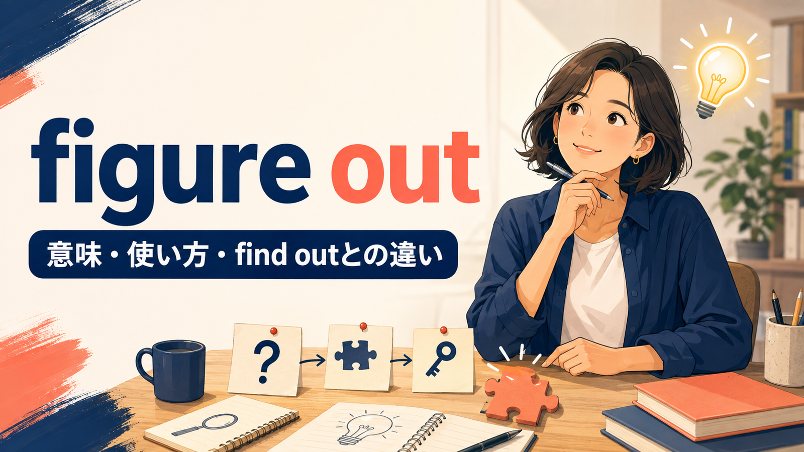 figure outの意味は？語順・使い方とfind out／work outとの違い