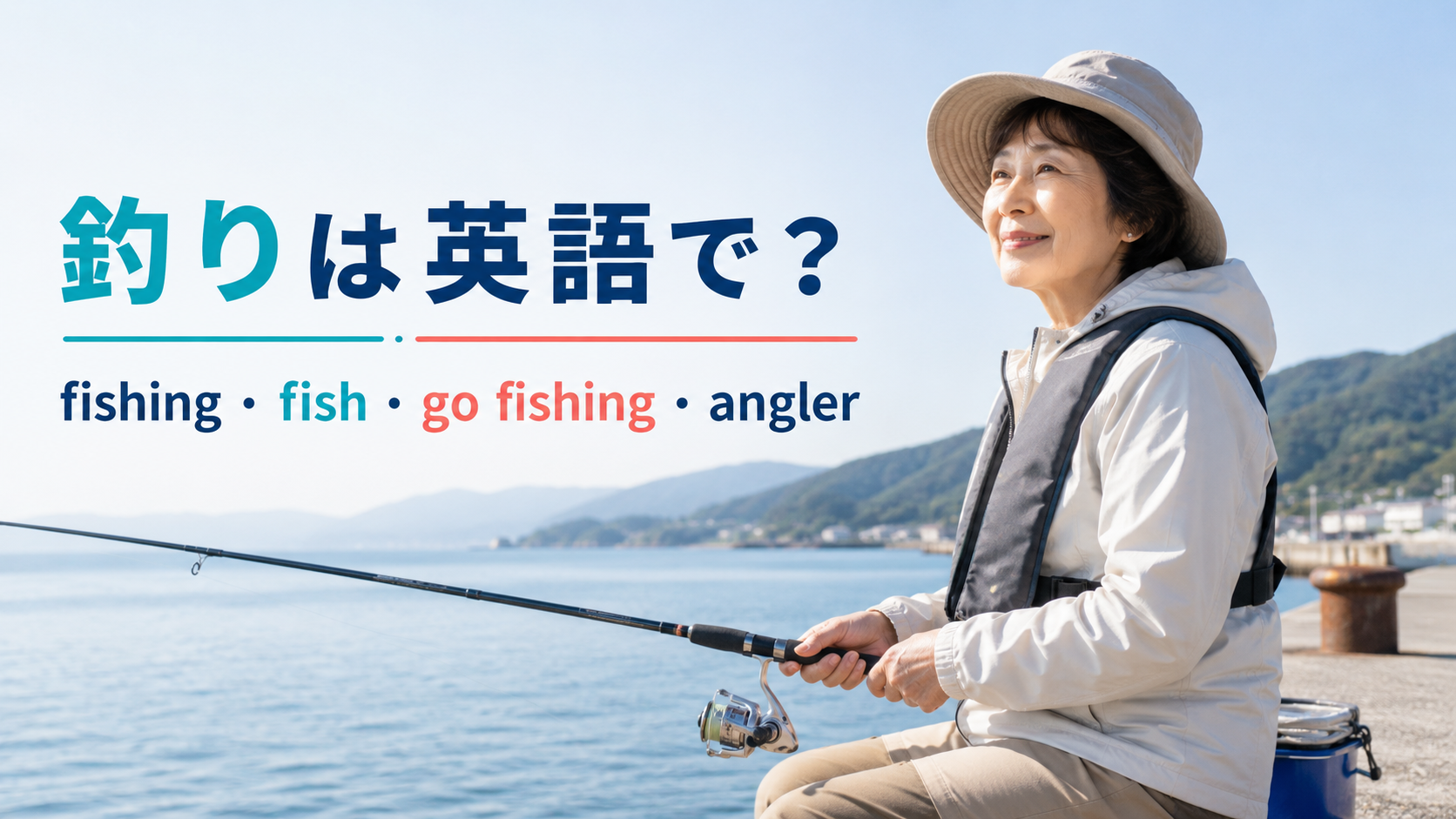 釣りは英語で？fishing・fish・go fishing・anglerの違い