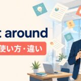float aroundの意味・使い方・違いを示すアイキャッチ画像