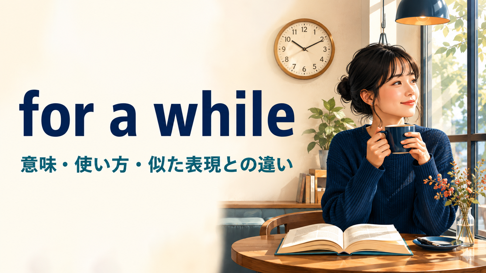 for a whileの意味は？使い方とafter a while・in a whileの違い