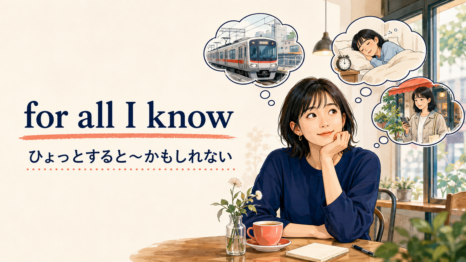 for all I knowの意味は？as far as I knowとの違い・使い方と例文