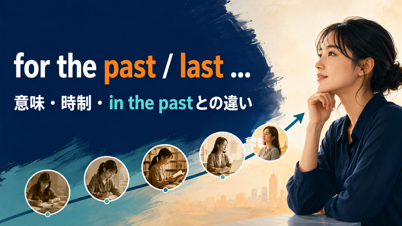 for the past・for the lastの意味は？現在完了の時制とin the pastとの違い
