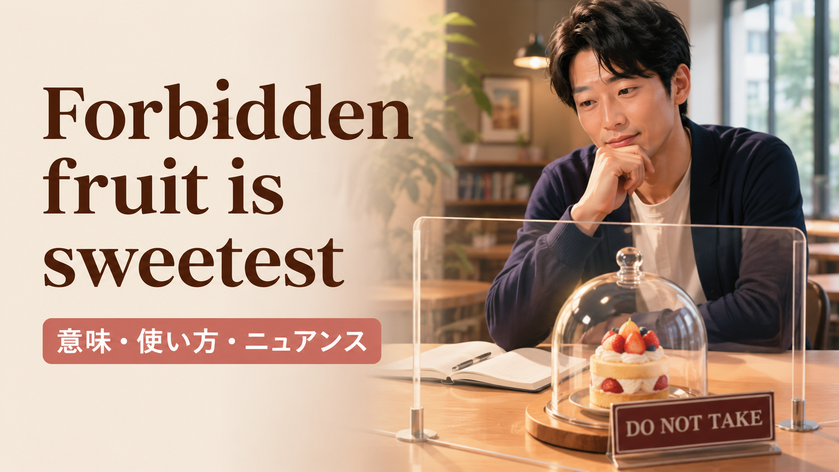 Forbidden fruit is sweetestの意味・使い方・ニュアンス