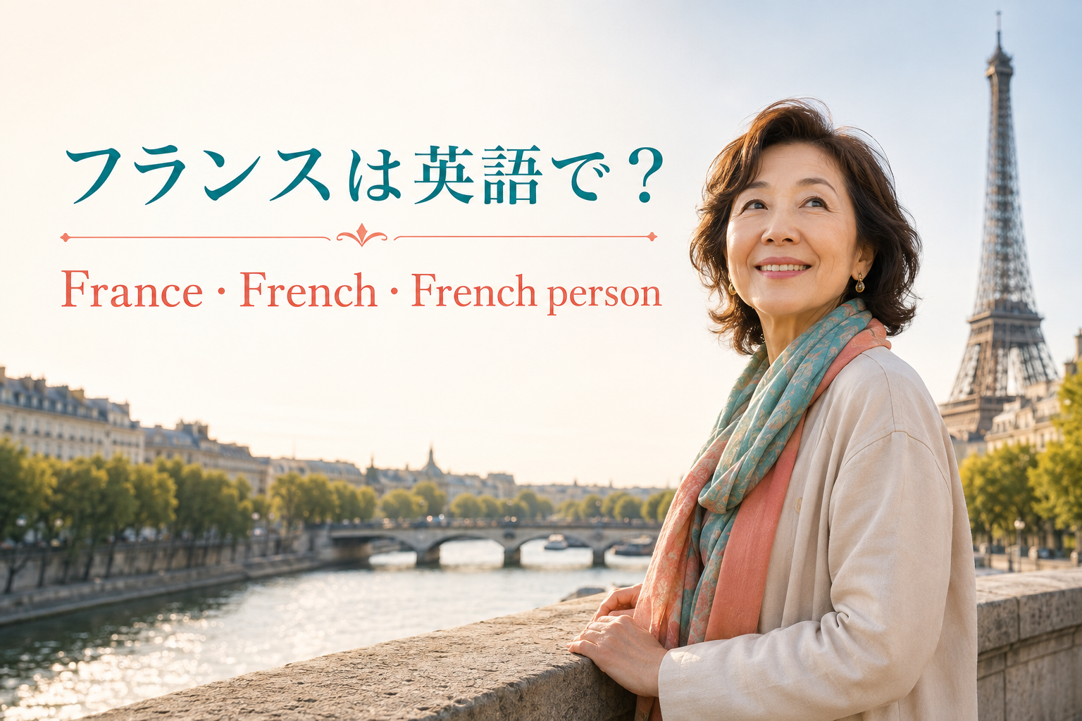 フランスは英語で？France・French・French personの違い