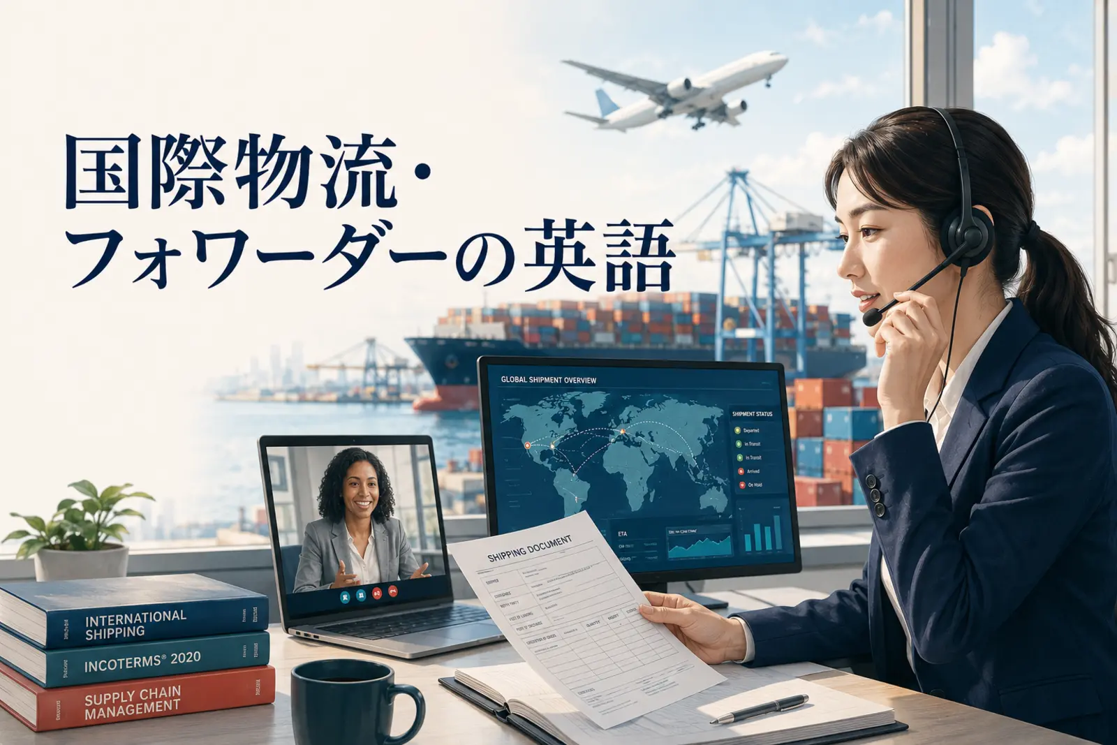 国際物流・フォワーダーが使う英語｜見積もり・ブッキング・遅延対応のフレーズ