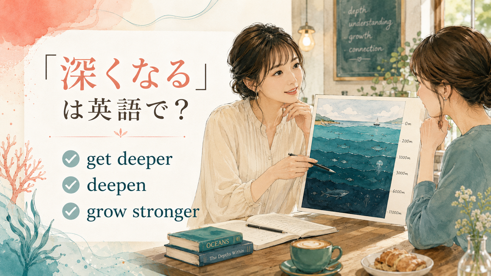 「深くなる」の英語表現