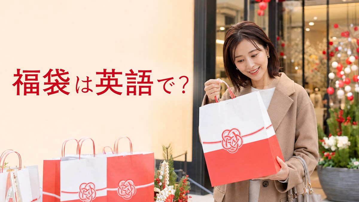 福袋は英語で? お正月のラッキーバッグを英語で説明