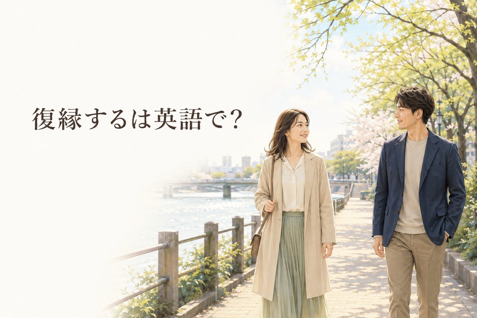 「復縁する」は英語で？get back together・reconcileの違いと例文