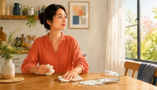 「覆水盆に返らず」は英語で？cry over spilled milkの意味と簡単な言い換え