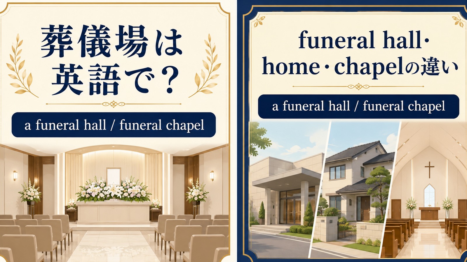 葬儀場は英語で? a funeral hall