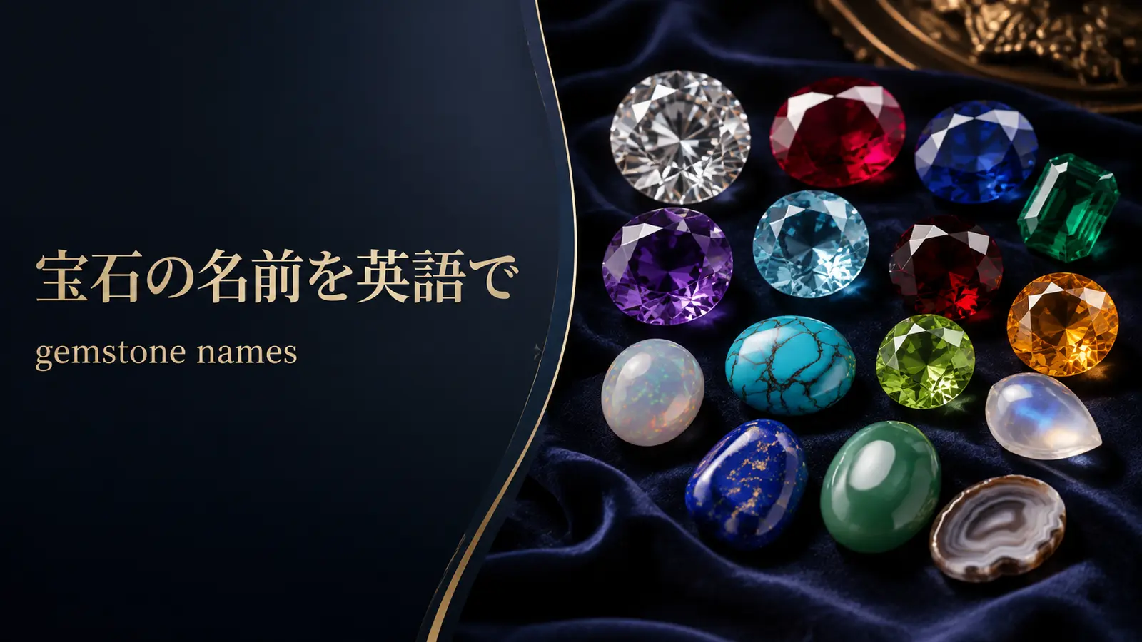 宝石の名前を英語で一覧｜gem・gemstone・jewelの違いも解説