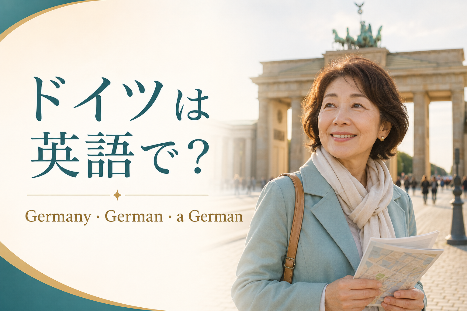 ドイツは英語で？Germany・German・a Germanの違い