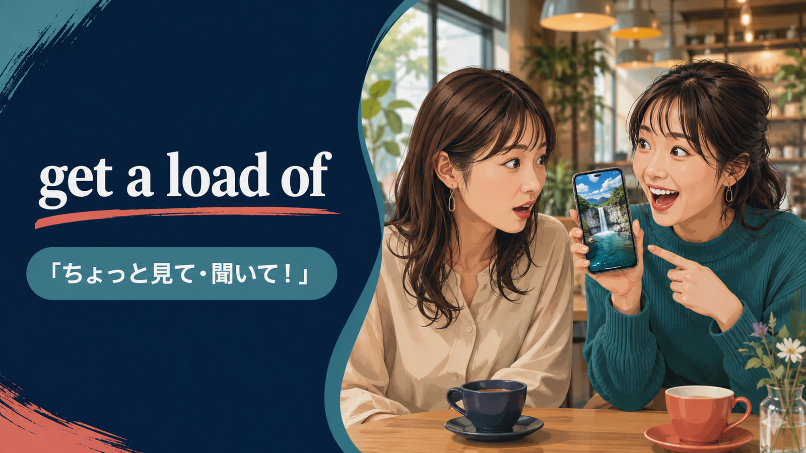 get a load ofの意味「ちょっと見て・聞いて」を表すアイキャッチ画像