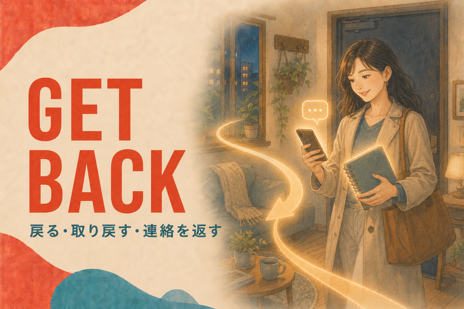 GET BACK 戻る・取り戻す・連絡を返す