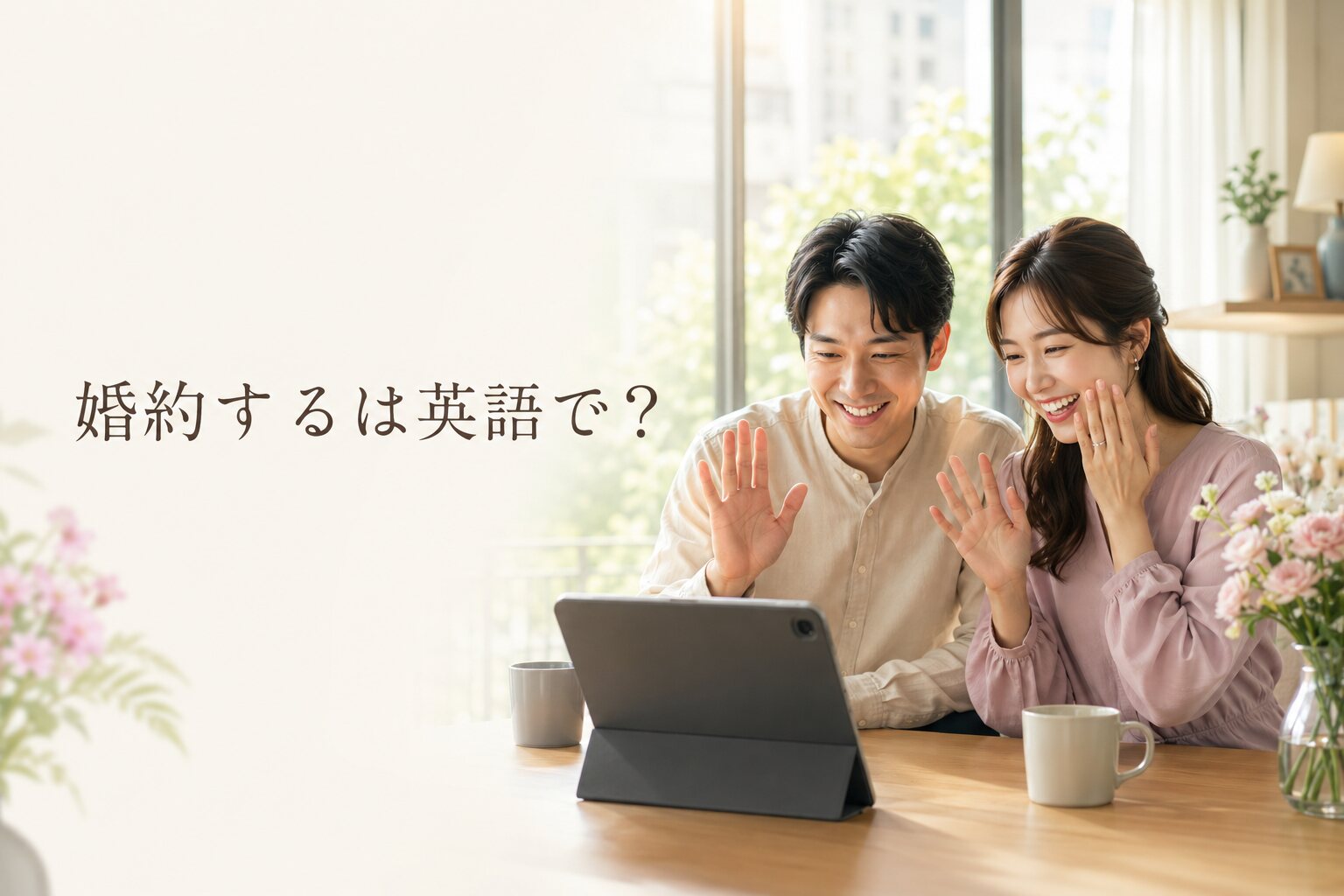 「婚約する」は英語で？get engaged・be engagedの違いと例文