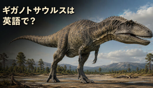 ギガノトサウルスは英語で？Giganotosaurusの発音・意味とT. rexとの違い