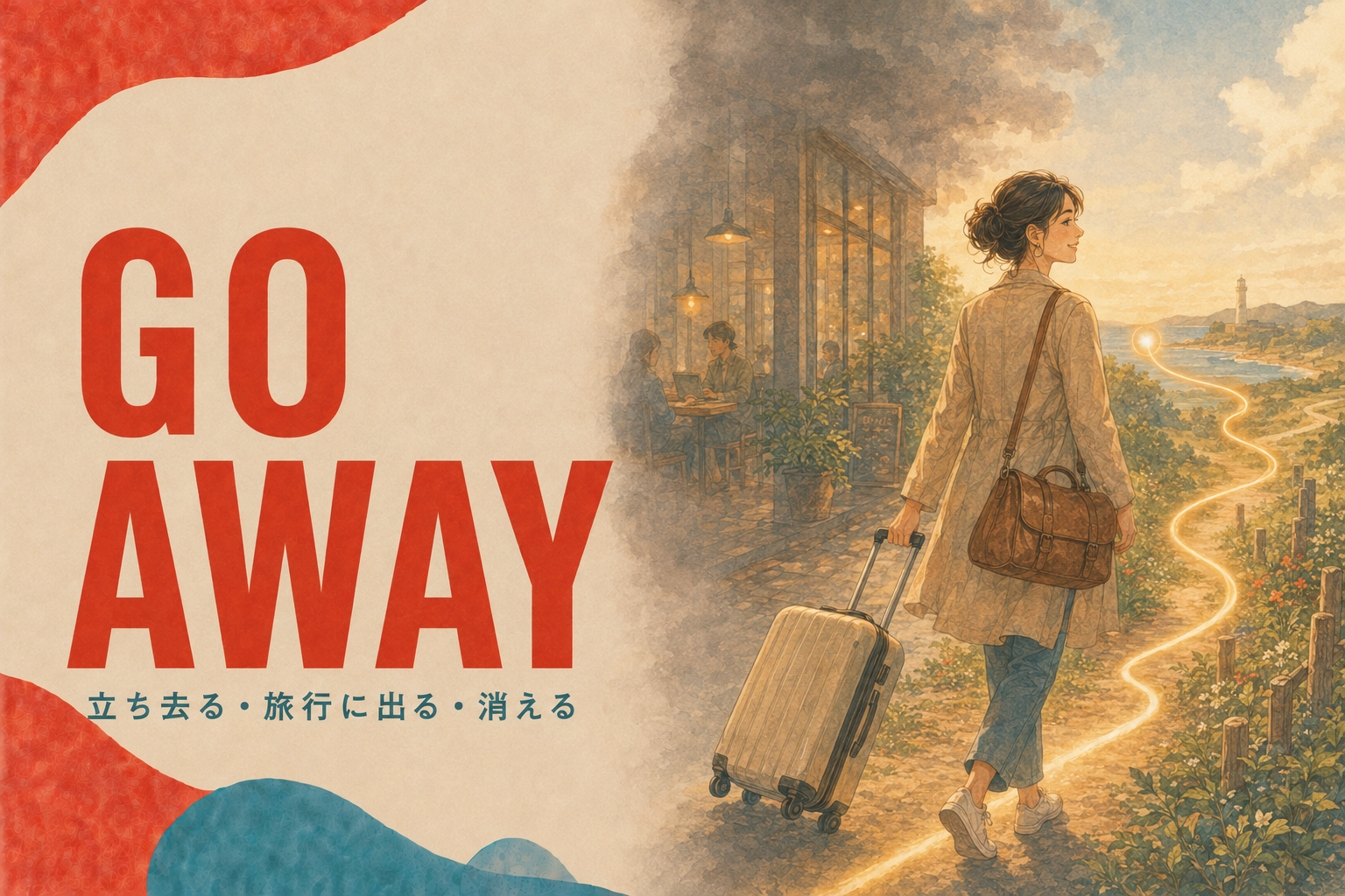GO AWAY 立ち去る・旅行に出る・消える