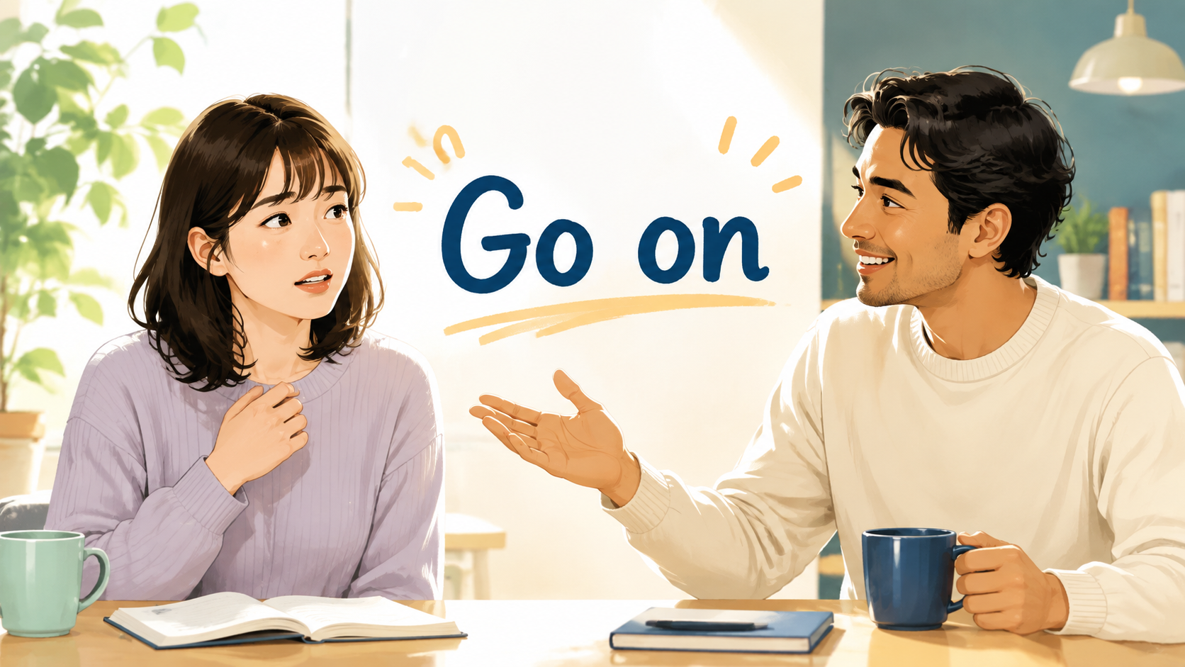 Go onの意味と使い方