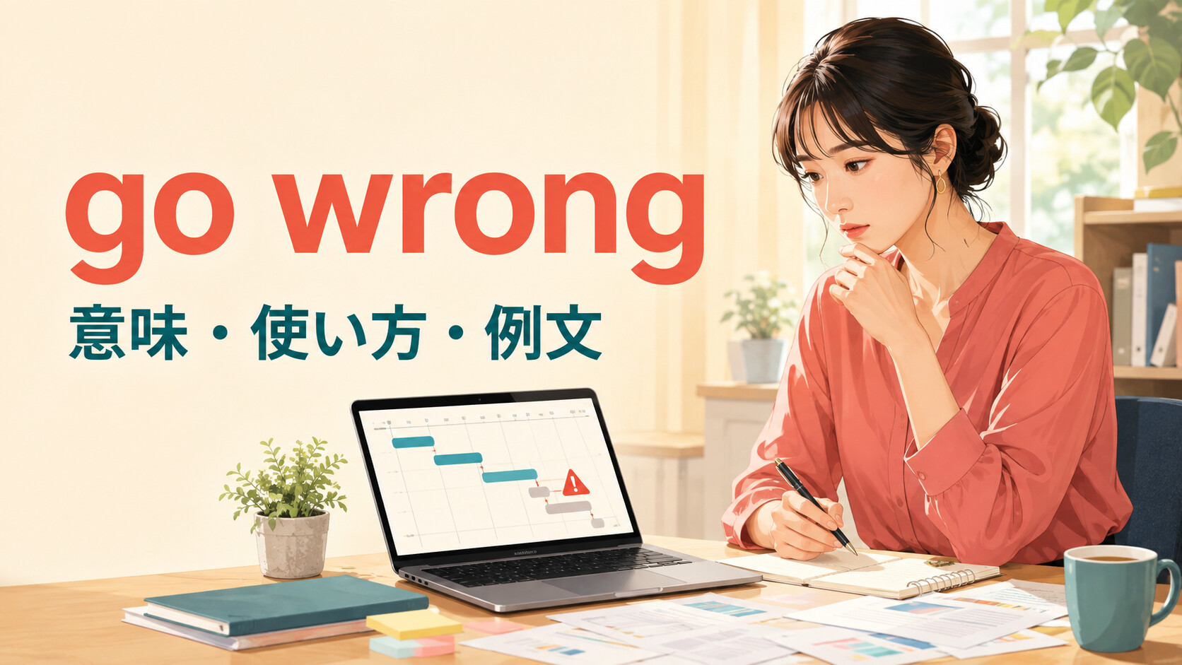 go wrongの意味は？「うまくいかない・問題が起きる」の使い方と例文