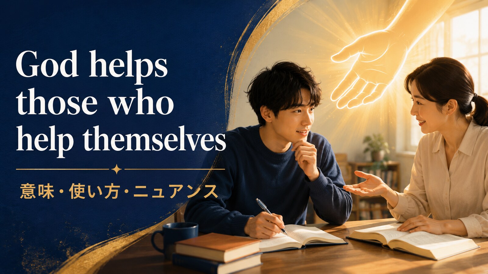 God helps those who help themselvesの意味・使い方｜ニュアンスと例文を解説