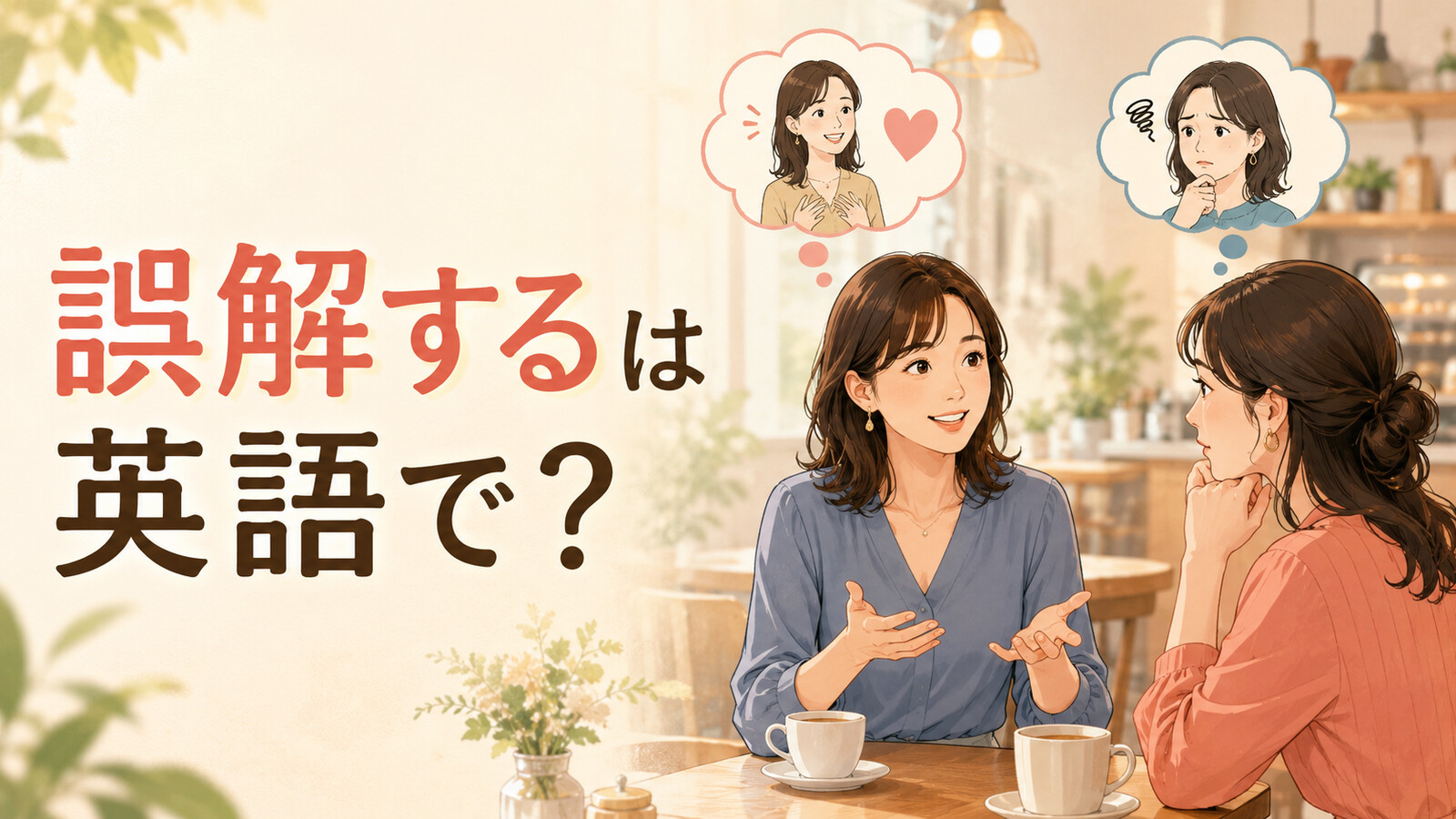 「誤解する」は英語で？misunderstandやget the wrong ideaを解説