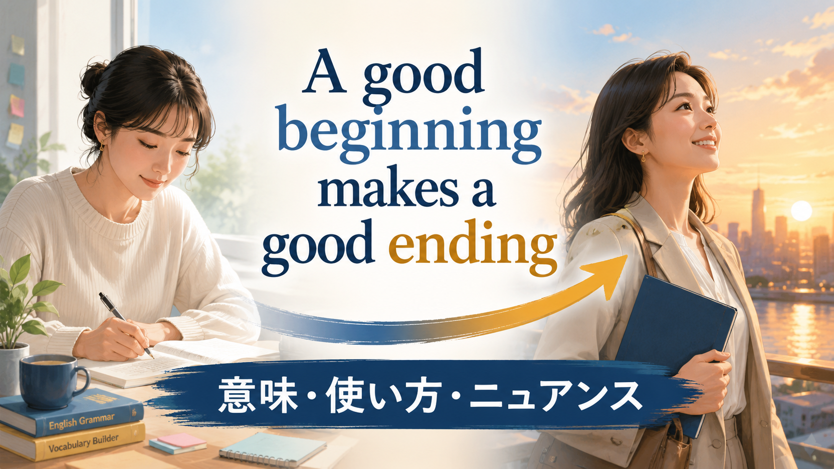 A good beginning makes a good endingの意味は？使い方・ニュアンスと例文