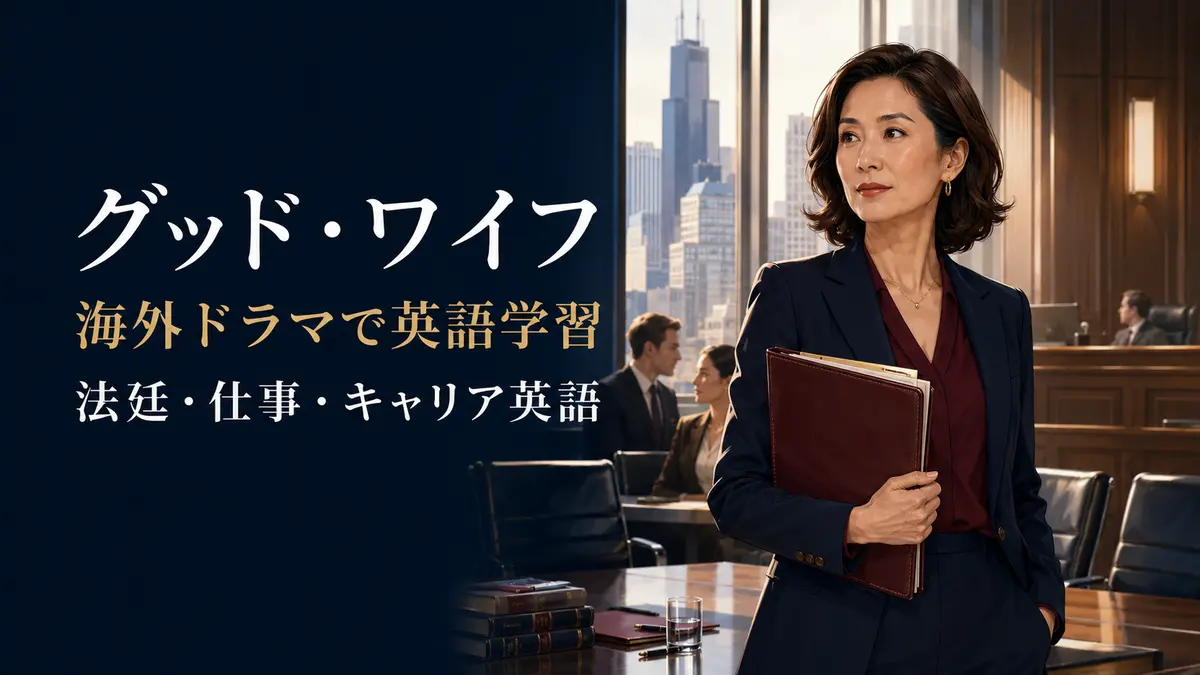 『グッド・ワイフ』海外ドラマで学ぶ法廷・仕事・キャリア英語