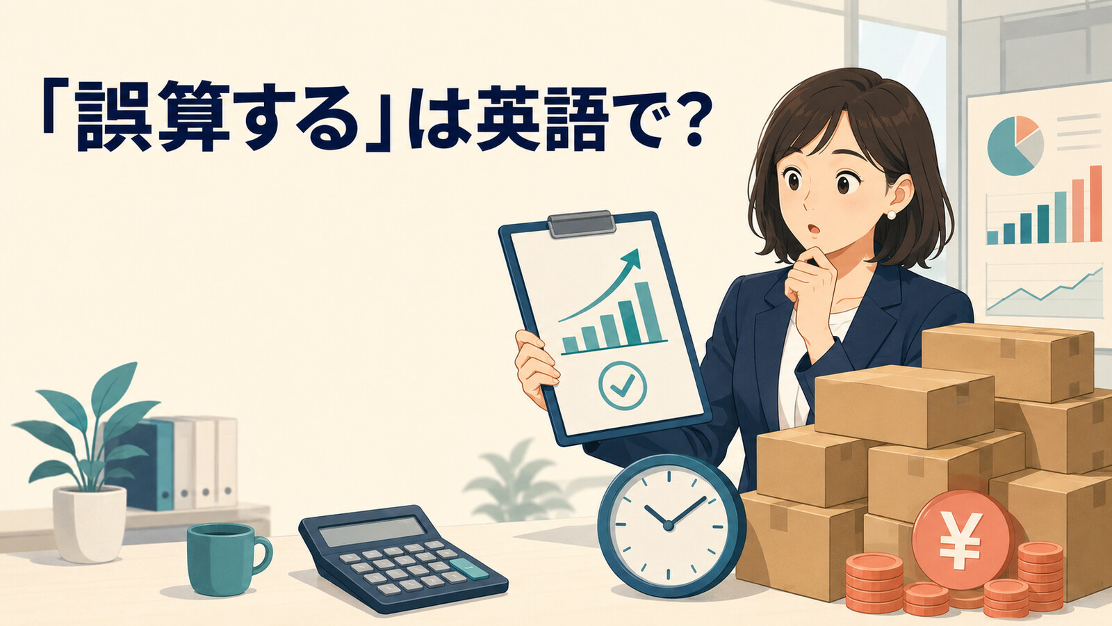 「誤算する」は英語で？miscalculate・misjudge・underestimateの違い