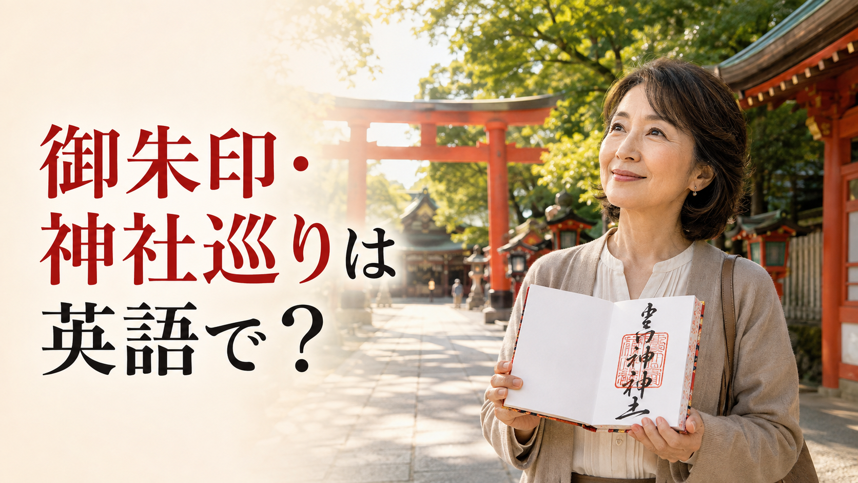 御朱印・神社巡りは英語で? goshuinとvisit shrinesの表現