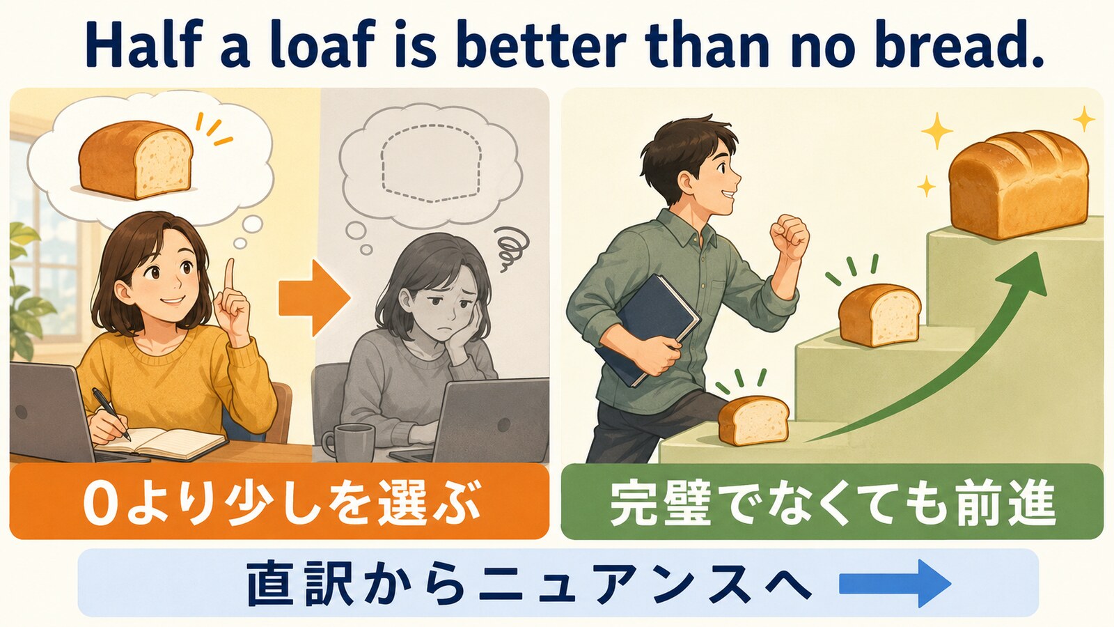 ないより少しでもましというニュアンスの解説