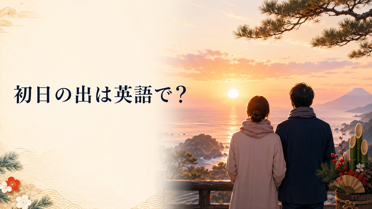 初日の出は英語で？と書かれた記事のアイキャッチ画像