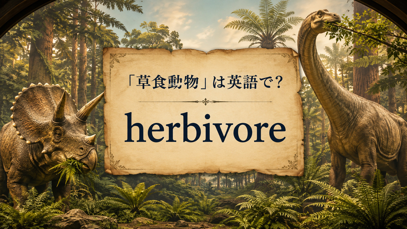 「草食動物」は英語で？ herbivore
