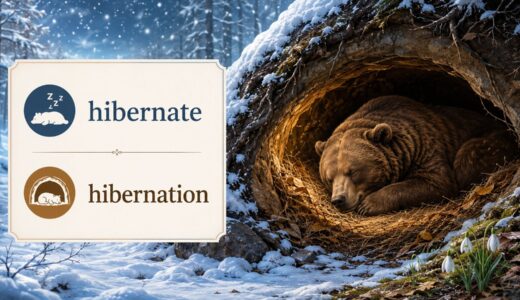冬眠は英語で？hibernate・hibernationの違いと「冬眠する・目覚める」の表現