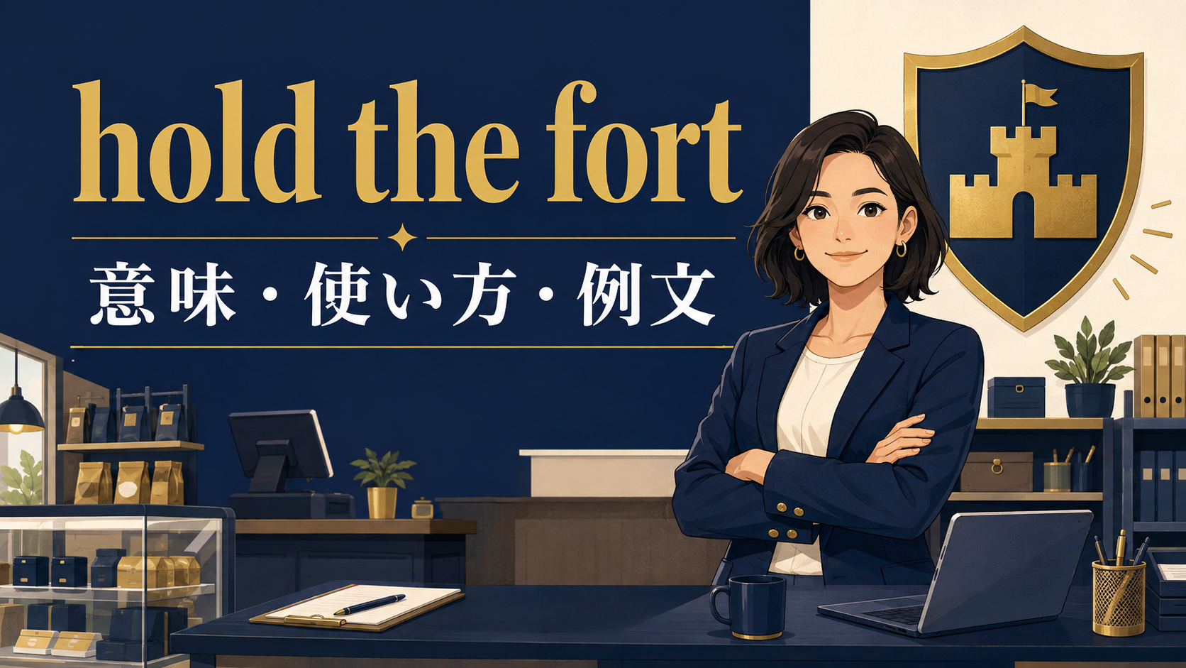 hold the fortの意味と使い方｜留守を預かる時の例文