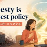 Honesty is the best policyの意味・使い方・ニュアンスを解説するアイキャッチ画像