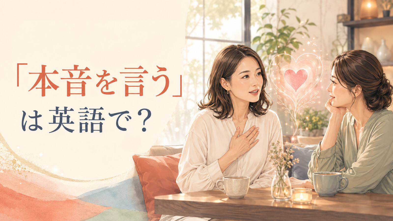 「本音を言う」は英語で？speak one’s mindやopen upを解説