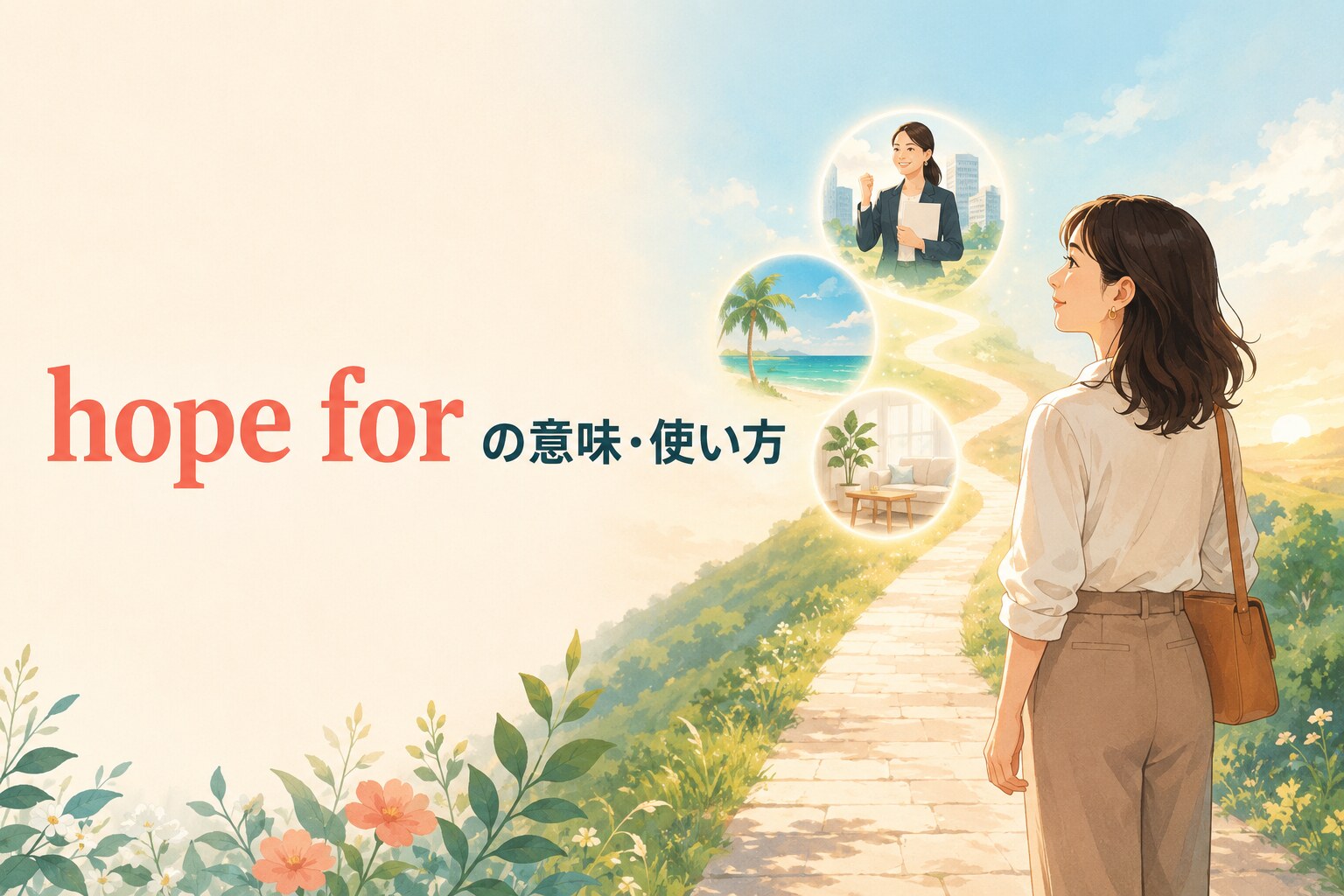 hope forの意味は？hope to・hope that・wish forとの違いを例文解説
