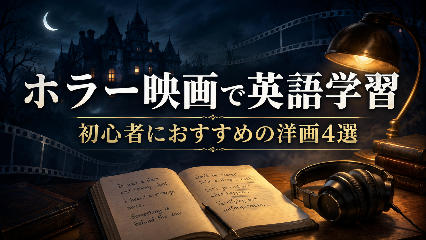 ホラー映画で英語学習 初心者におすすめの洋画4選