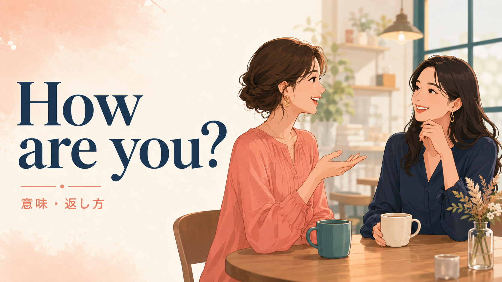 How are you?の意味は？自然な返し方と会話を続けるコツ